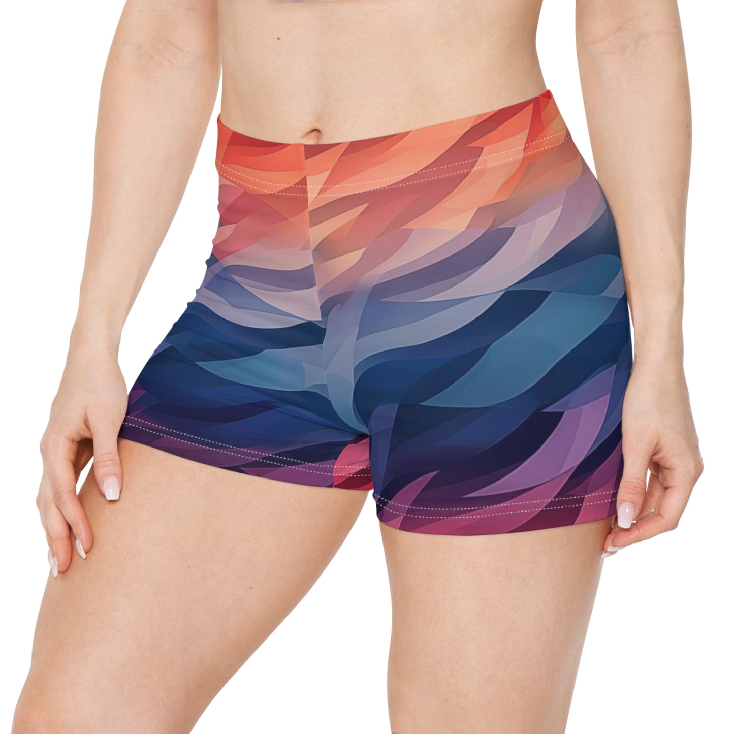 Workout Shorts - Jehanne Phalakasana Ombre