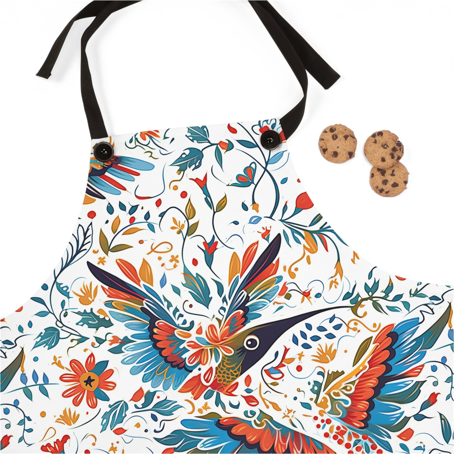 Canvas Apron - Colibri Abstract