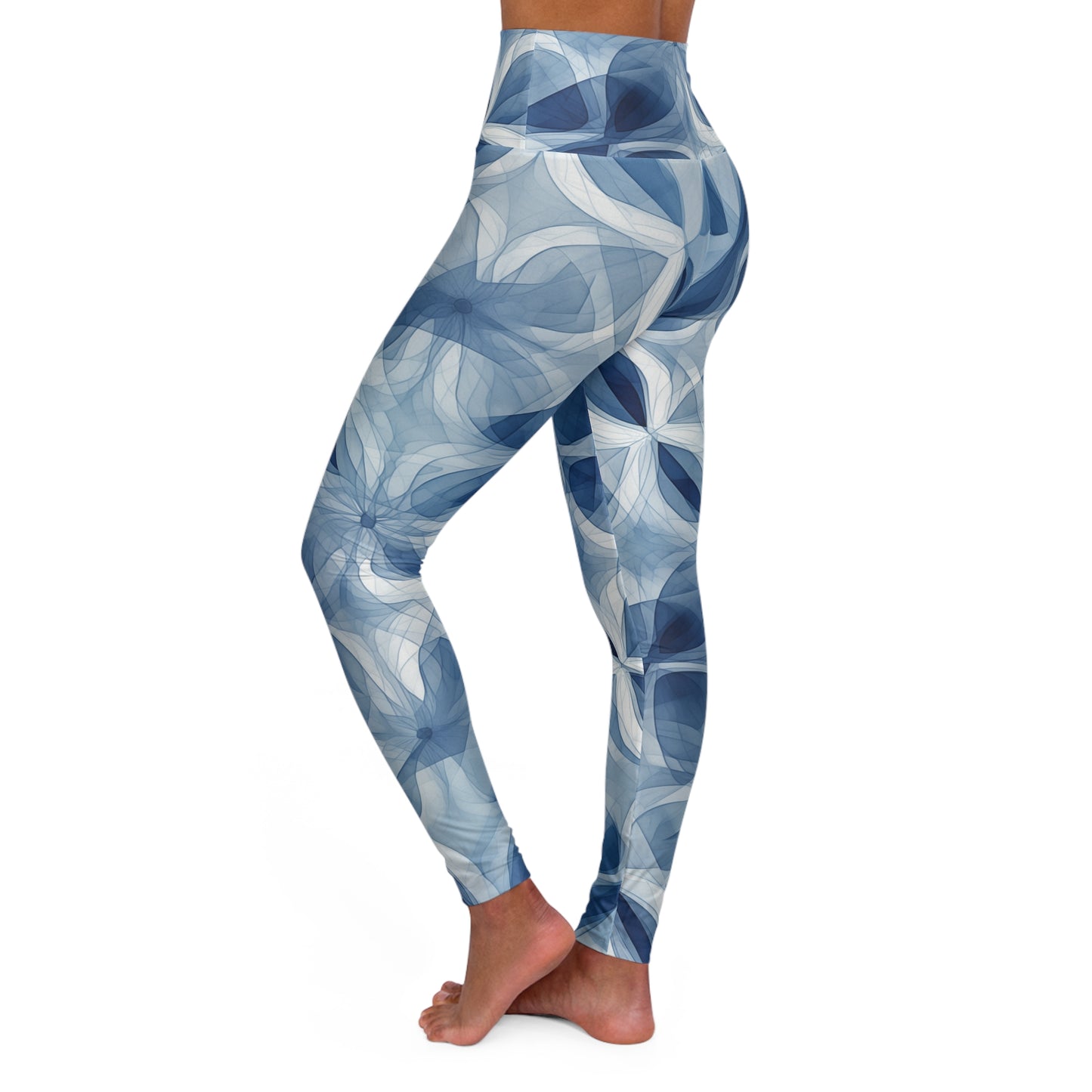 High Waisted Leggings - Dali Barcelona Shibori