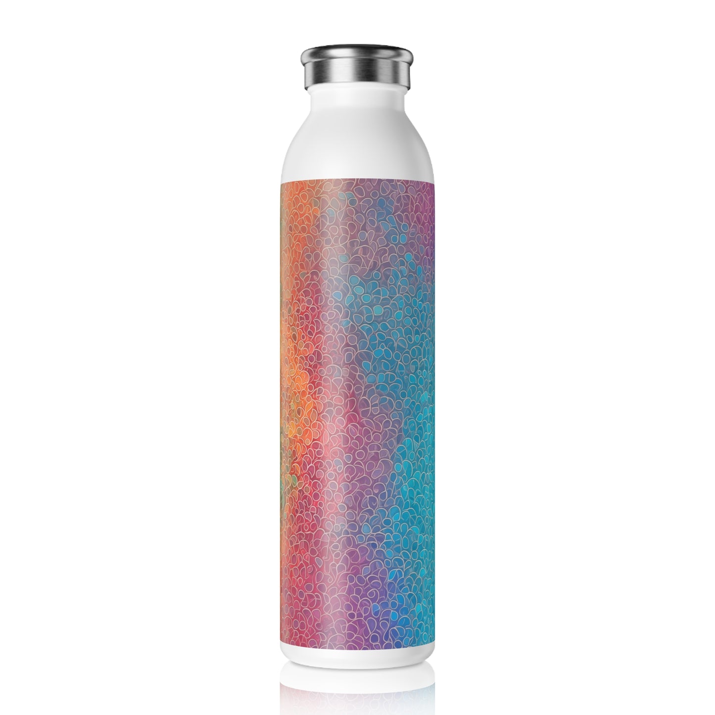 Slim Water Bottle - Pointillist Paris