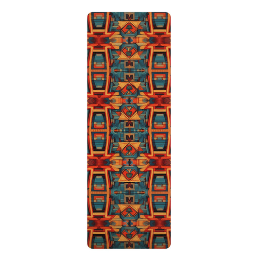 Rubber Yoga Mat- Filippa Tadasana Aztec