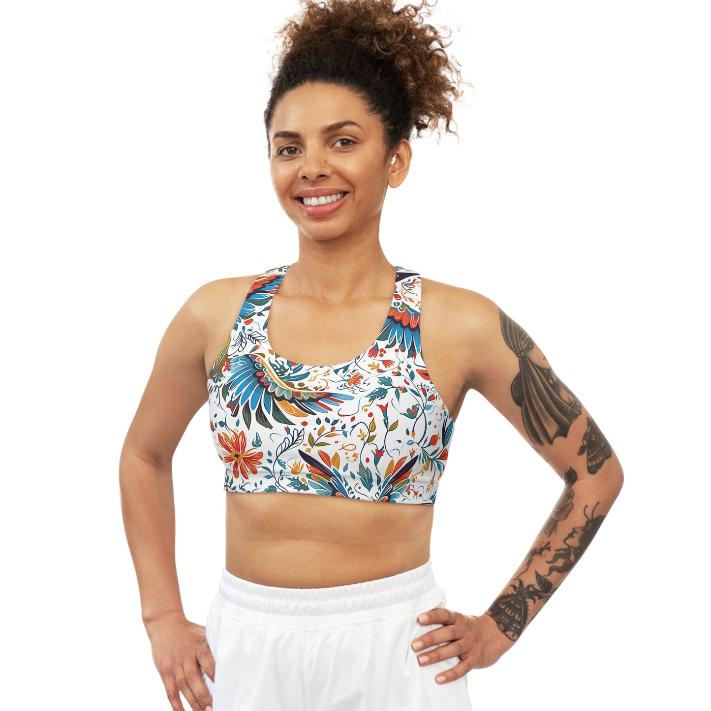 Sports Bra - Colibri Abstract