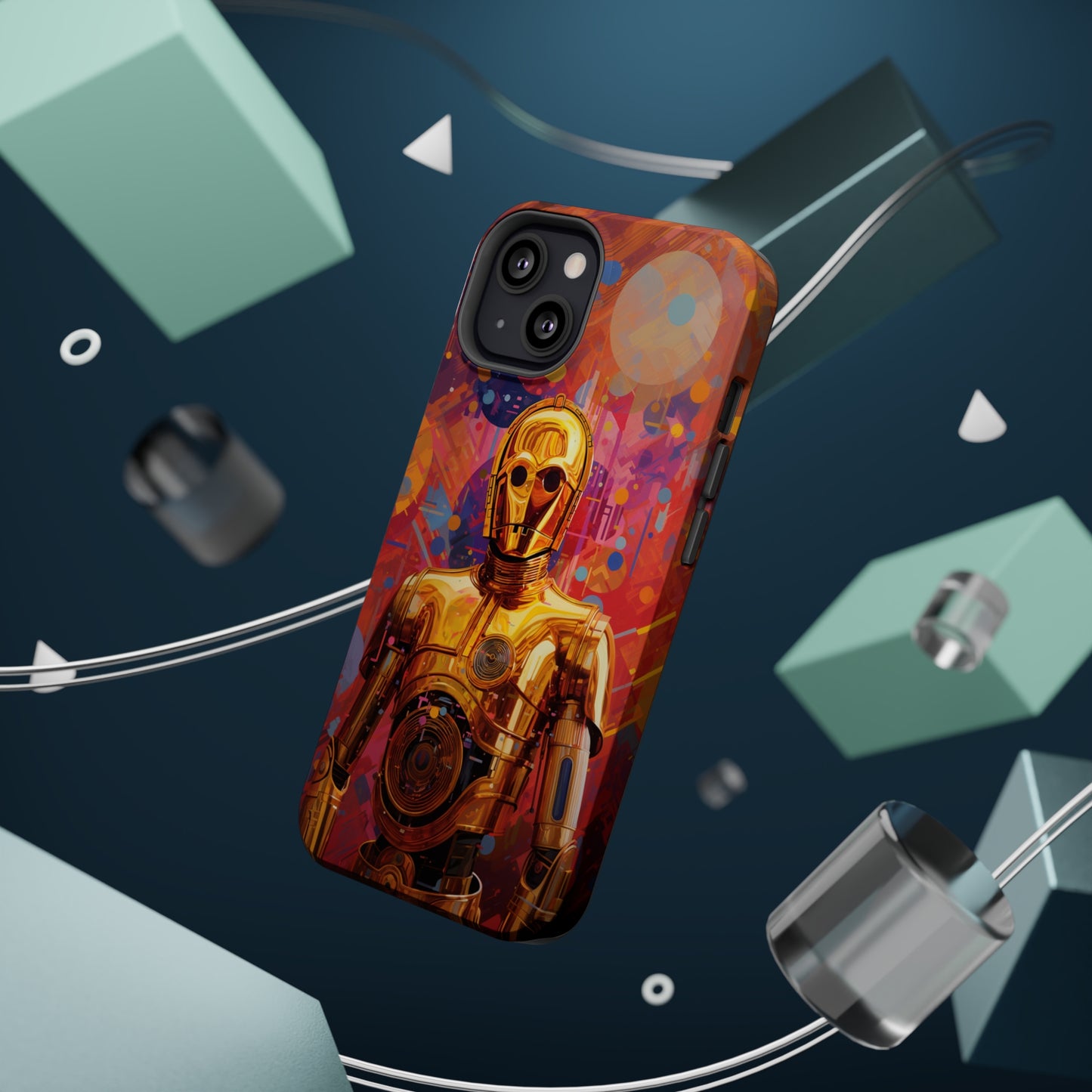 MagSafe Tough iPhone Case - C3P0 Fauvism