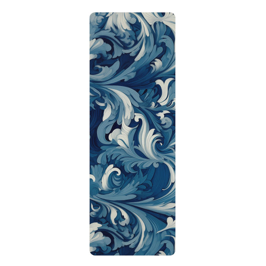 Rubber Yoga Mat- Celestina Tadasana Scroll