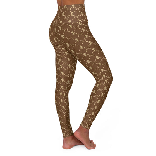 High Waisted Leggings - SmurfCat Gooch