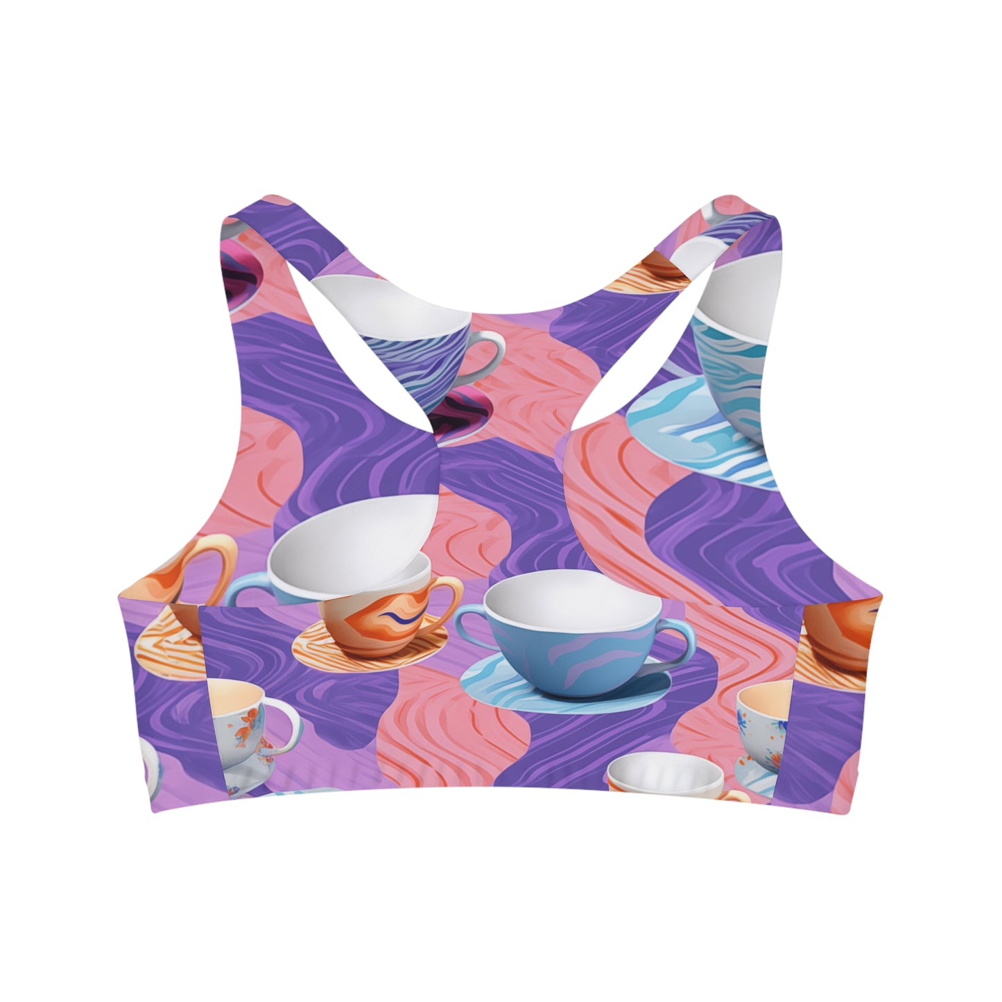 Sports Bra - Emmalina Giverny Coffee Cups