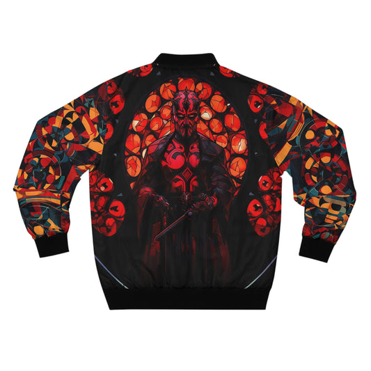 Men's Bomber Jacket - Darth Maul Catholic Stained Glass