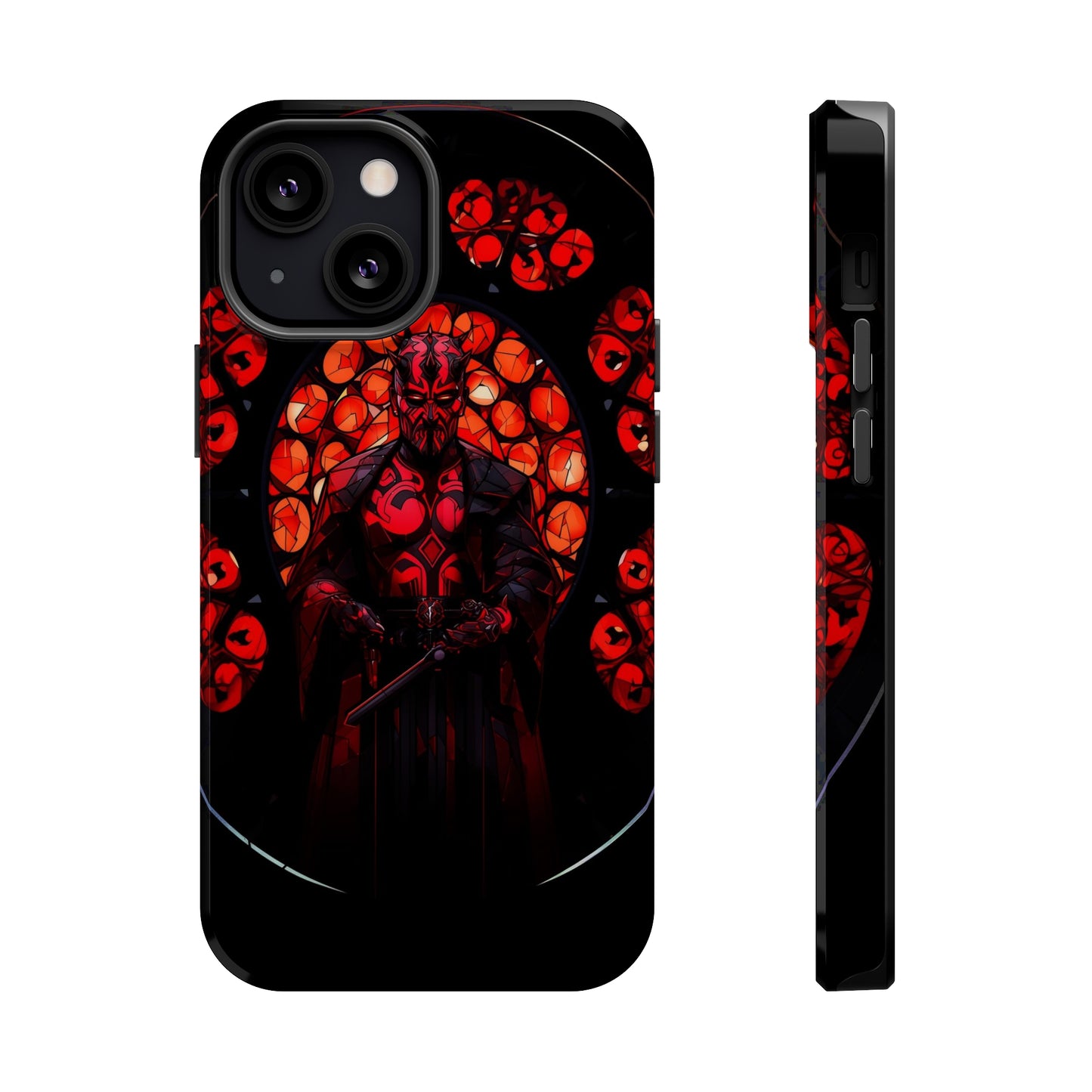 MagSafe Tough iPhone Case - Darth Maul Catholic Stained Glass