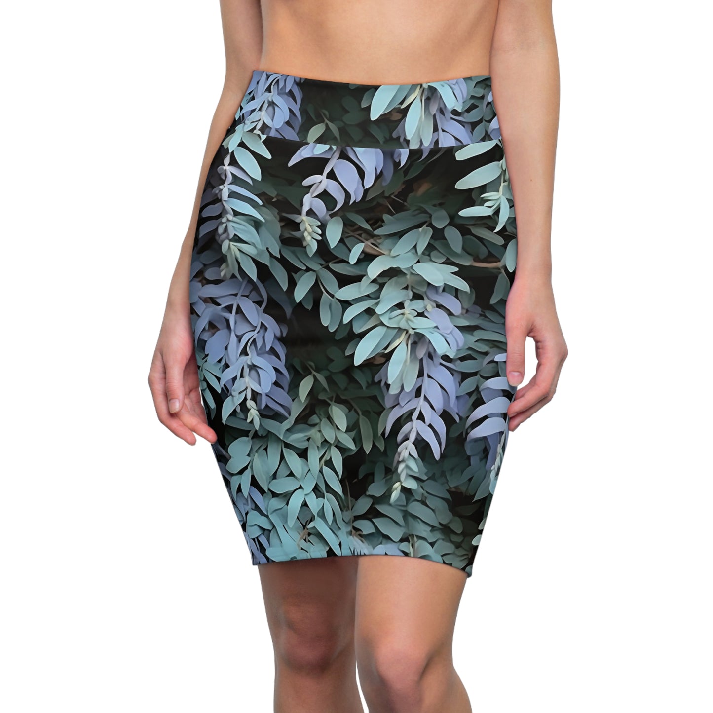 Pencil Skirt - Purple Sage, Purple Sage