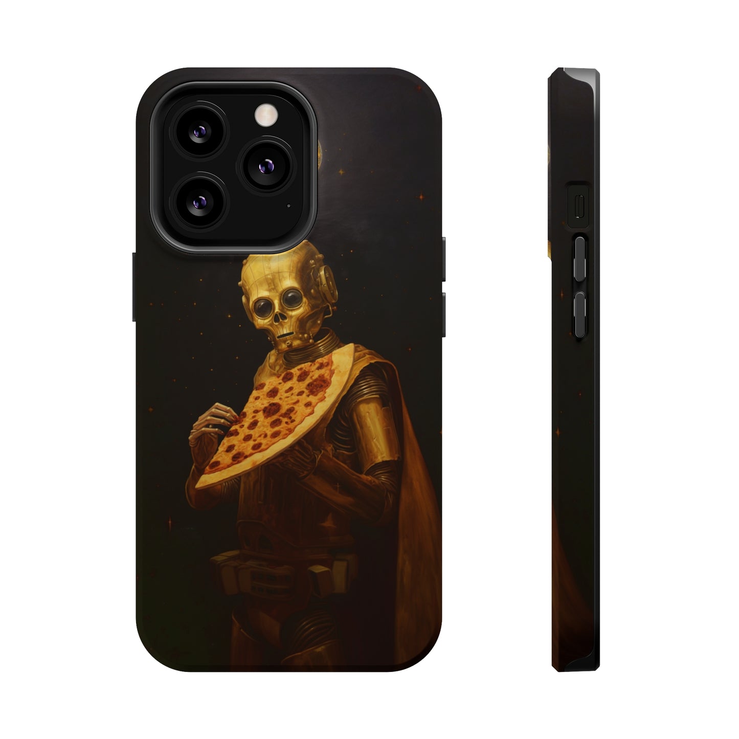 MagSafe Tough iPhone Case - "Robot Pizza Slice"