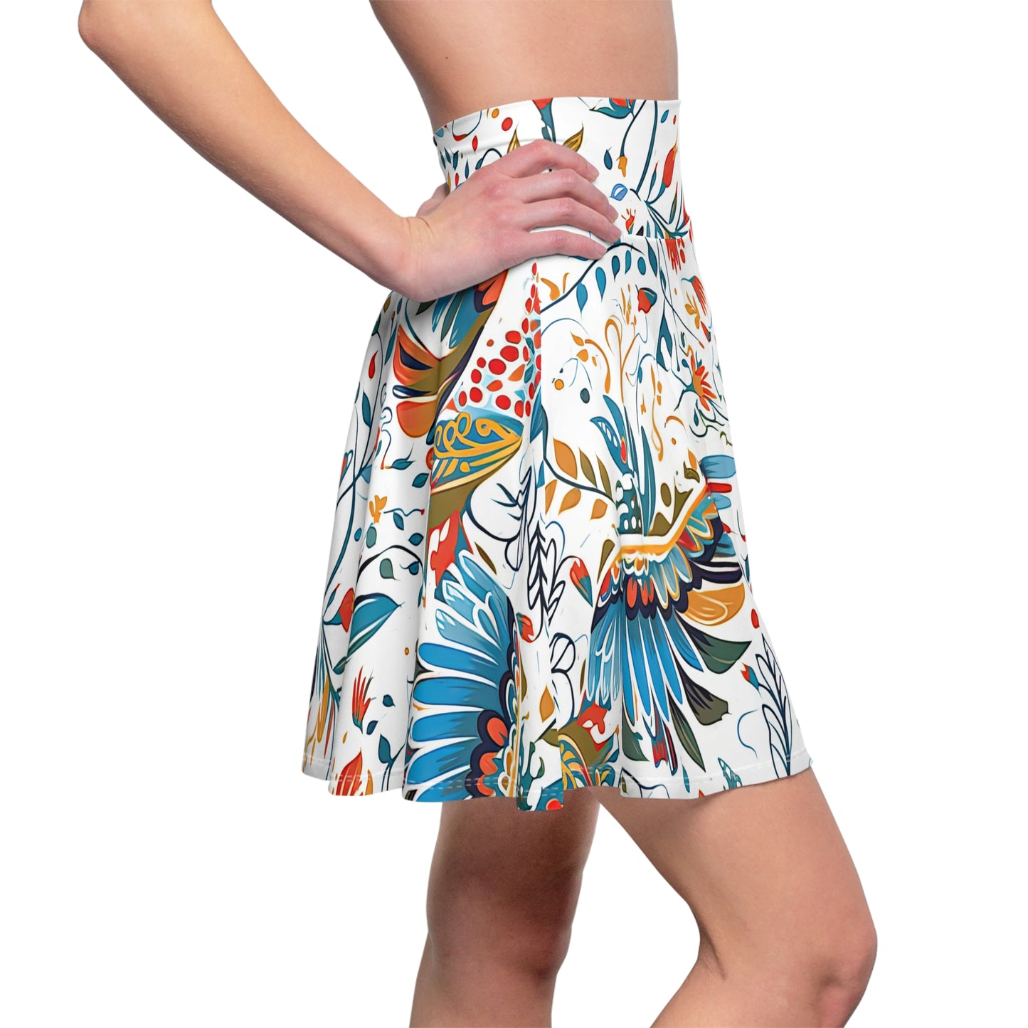 Skater Skirt - Colibri Abstract