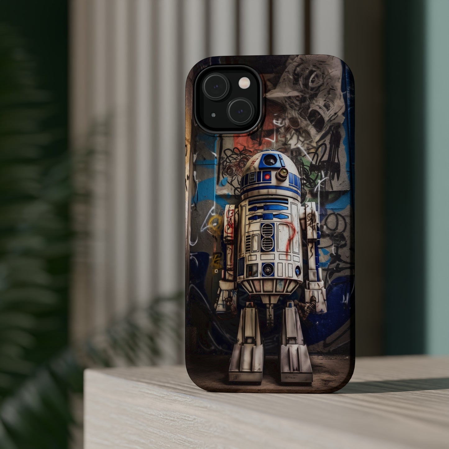 MagSafe Tough iPhone Case - R2D2 1990's Graffiti