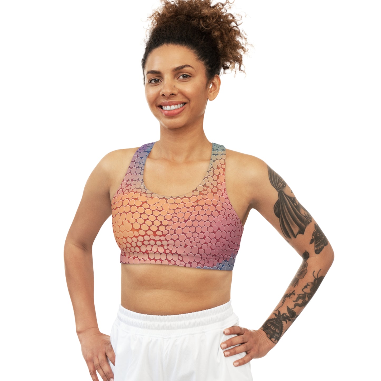 Sports Bra - Tove Florence Pin Dot