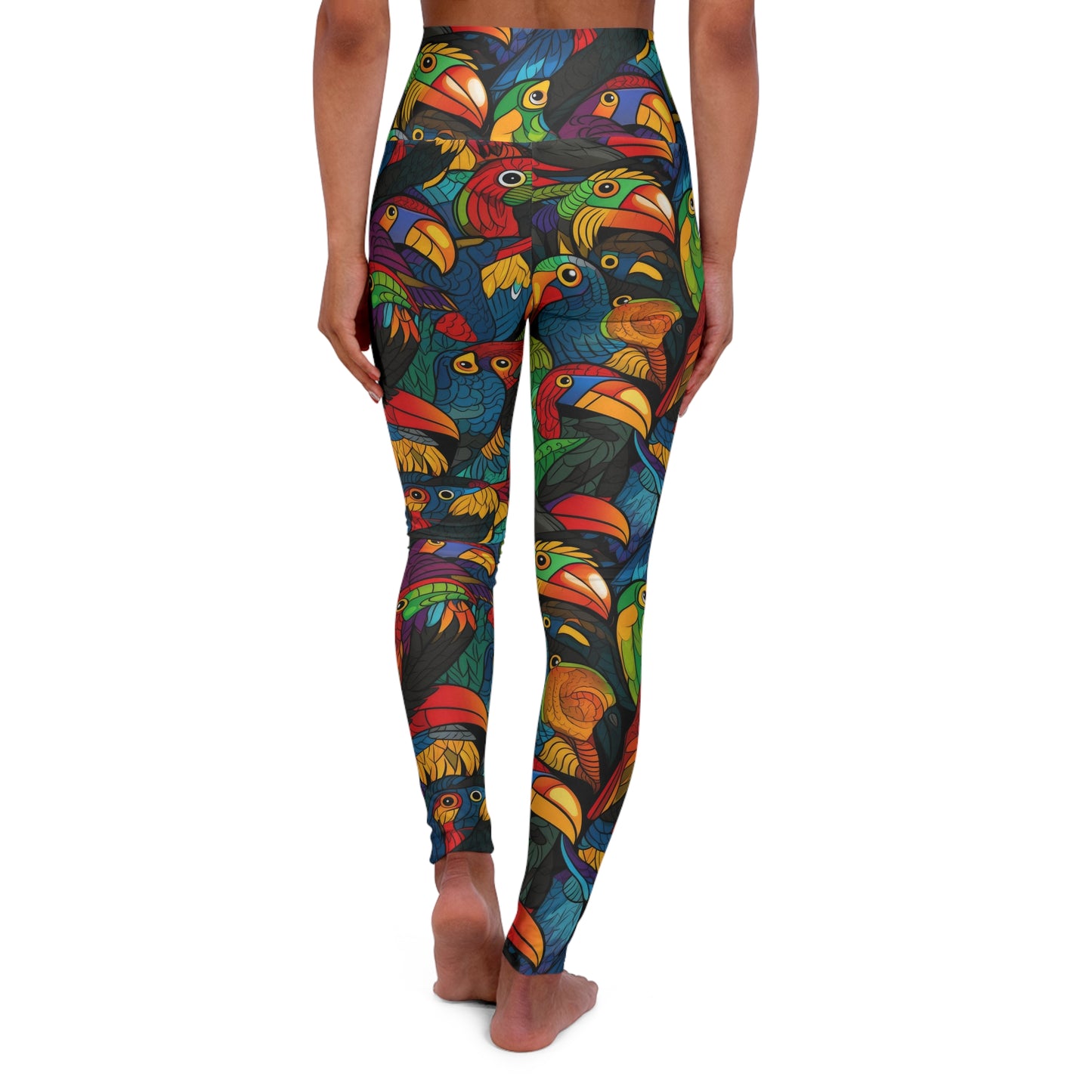 High Waisted Leggings - Toucan Clan