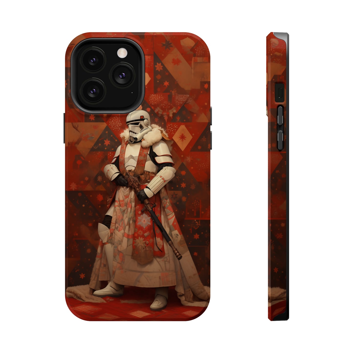 MagSafe Tough iPhone Case - Storm Trooper Norman Rockwell Christmas Card