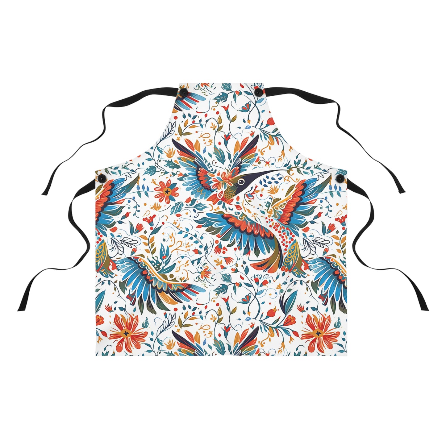 Canvas Apron - Colibri Abstract