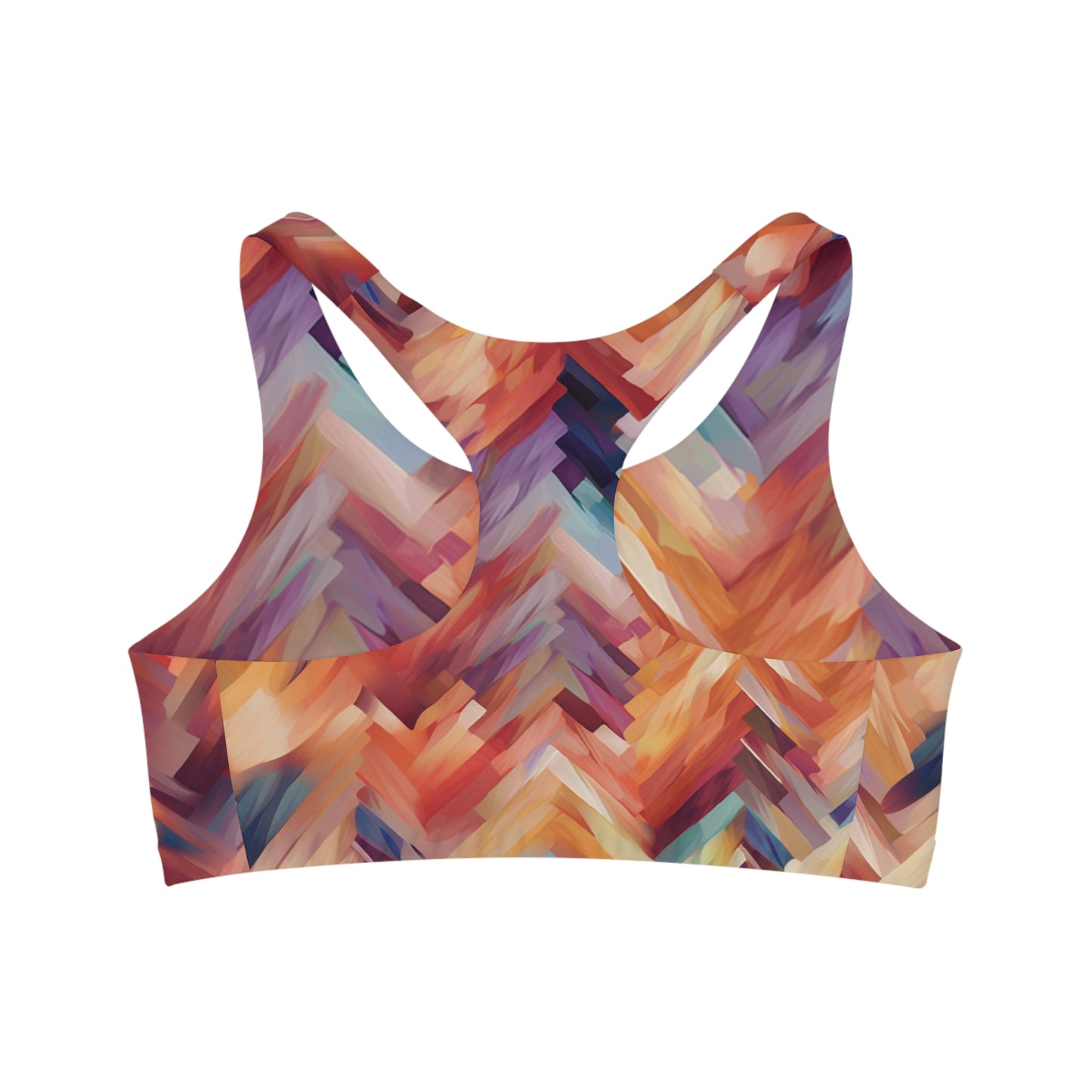 Sports Bra - Pino-Napoli-Abstract.