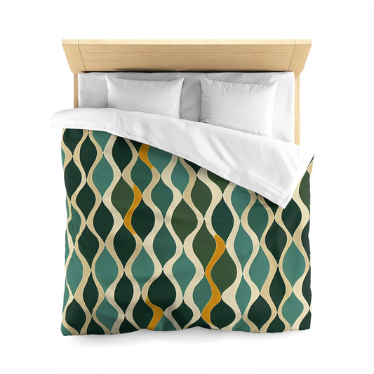 Duvet Cover - Deco Aqua Ringlets