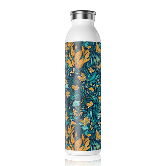 Slim Water Bottle - Bogdana Juizde Fora Ditsy Floral
