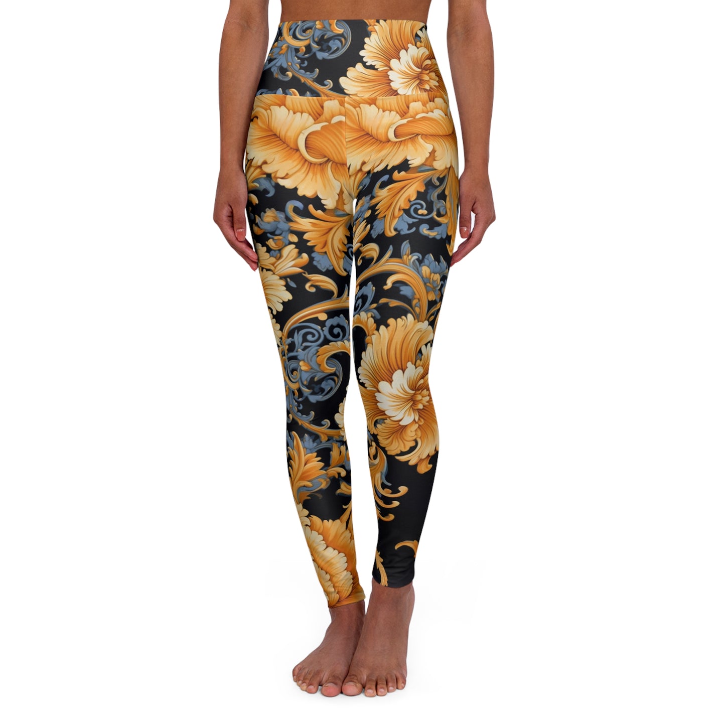 High Waisted Leggings - Vermeer-Farnham.