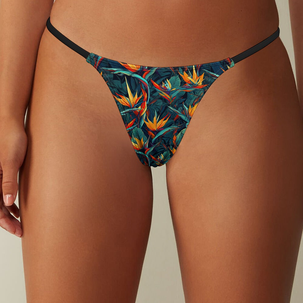 Women's Thin Thong - Bird of Paradise