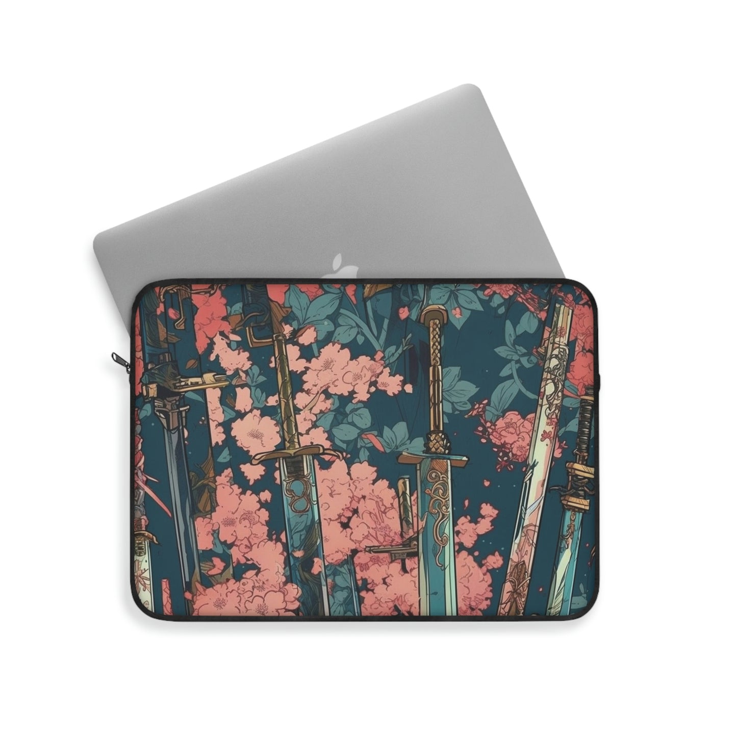 Katanas & Cherry Blossoms - Laptop Sleeve