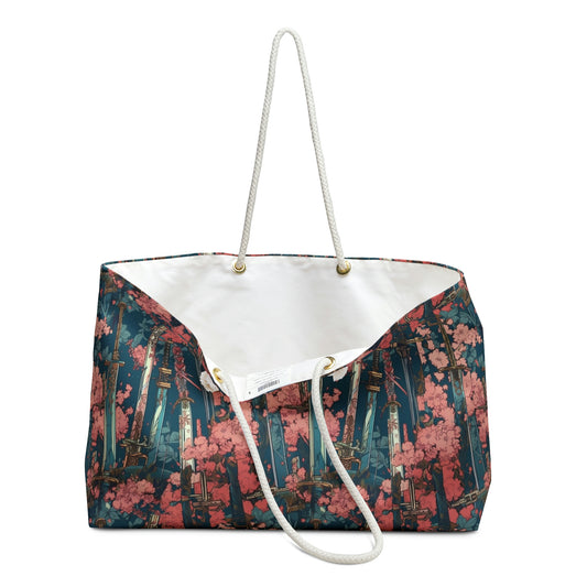 Katanas & Cherry Blossoms - Weekender Bag