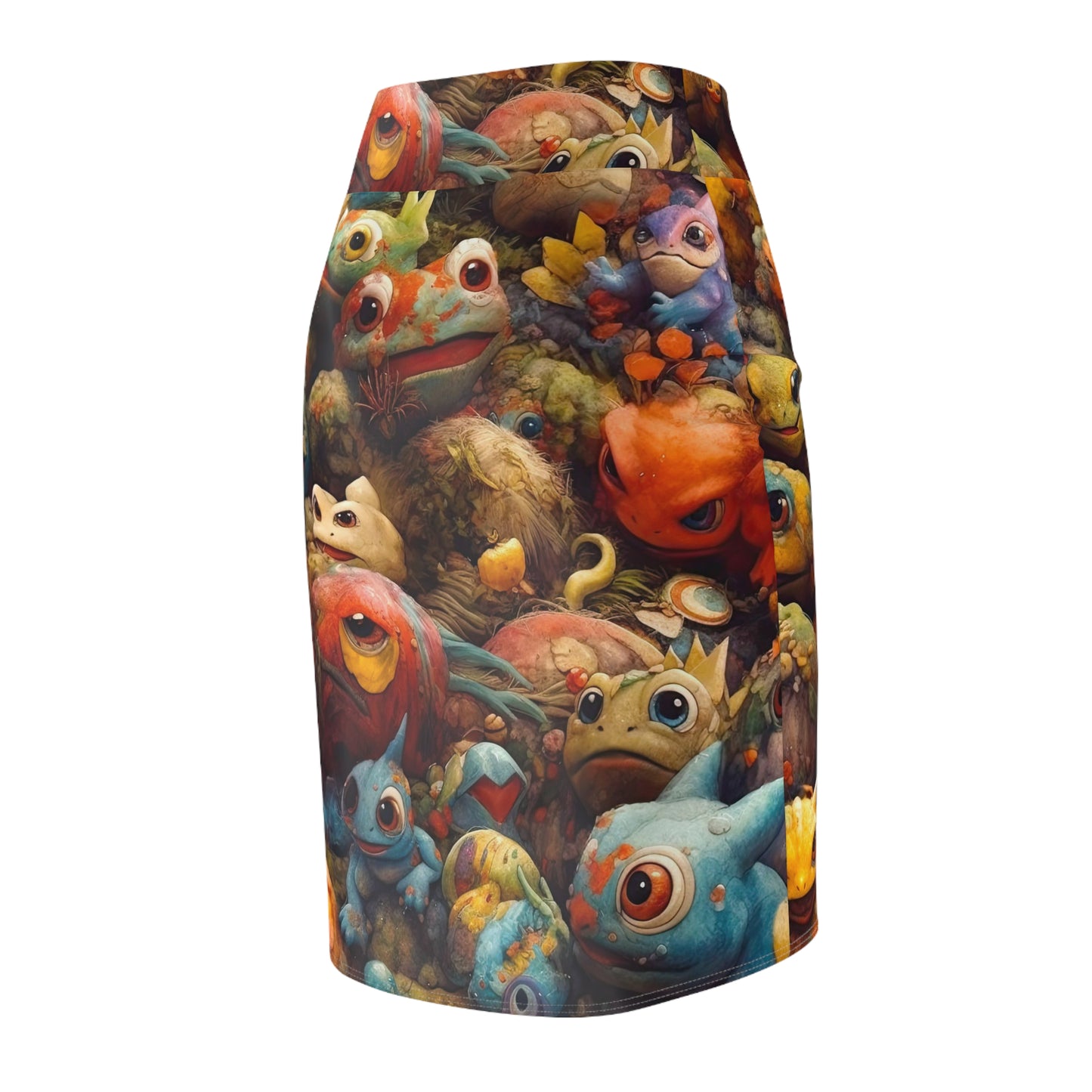 Creepi-Mons - Pencil Skirt