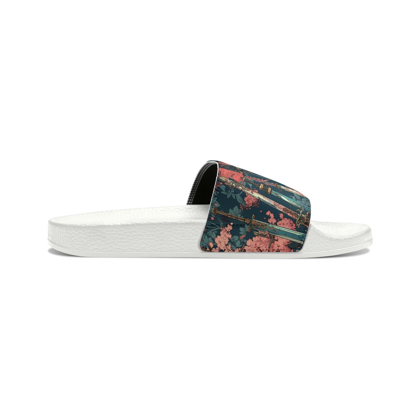 Katanas & Cherry Blossoms - Women's Removable-Strap Sandals