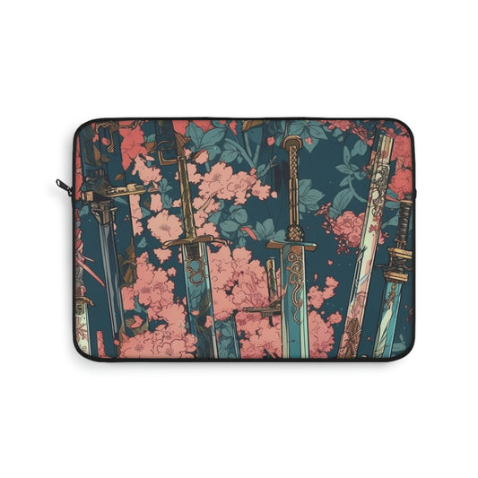 Katanas & Cherry Blossoms - Laptop Sleeve