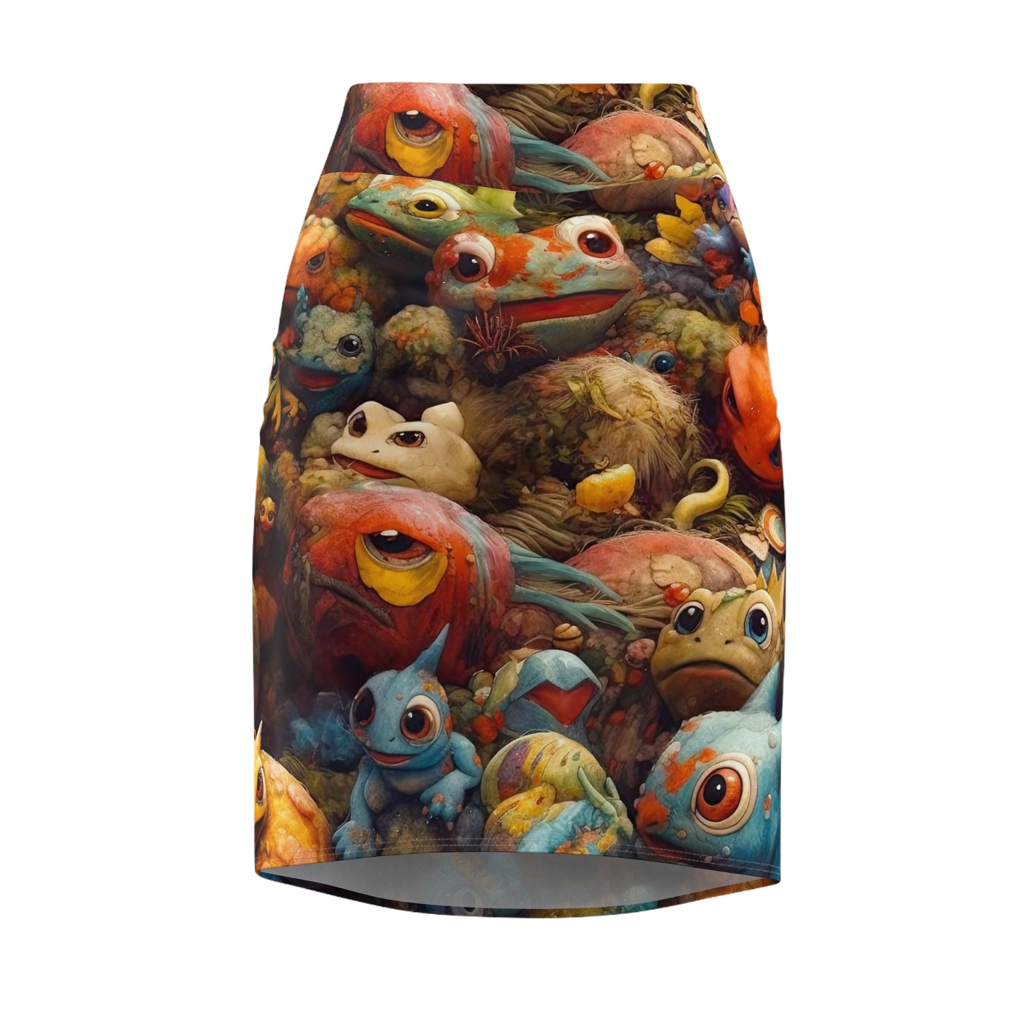 Creepi-Mons - Pencil Skirt