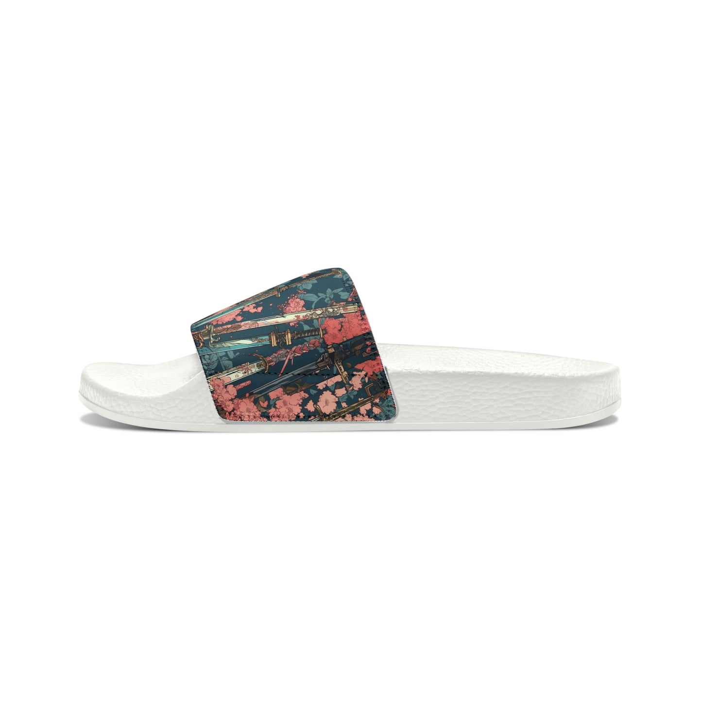 Katanas & Cherry Blossoms - Women's Removable-Strap Sandals