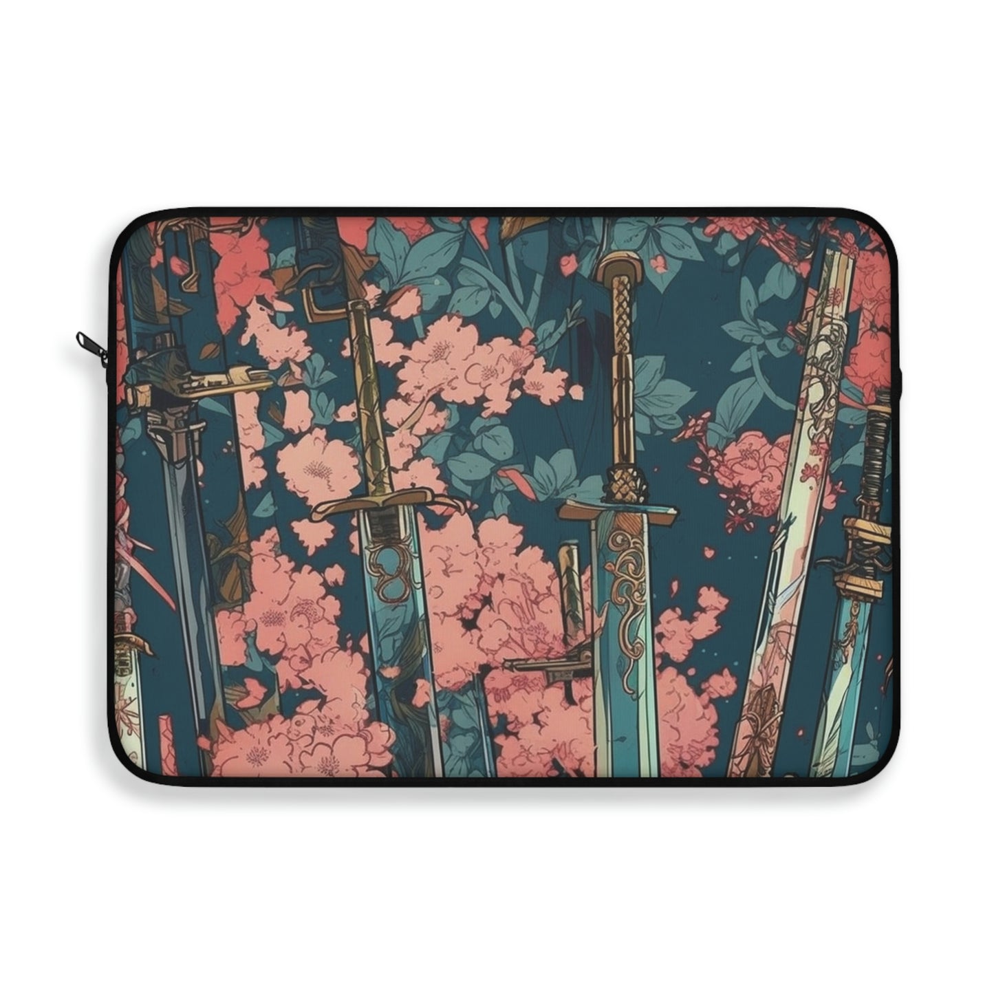 Katanas & Cherry Blossoms - Laptop Sleeve