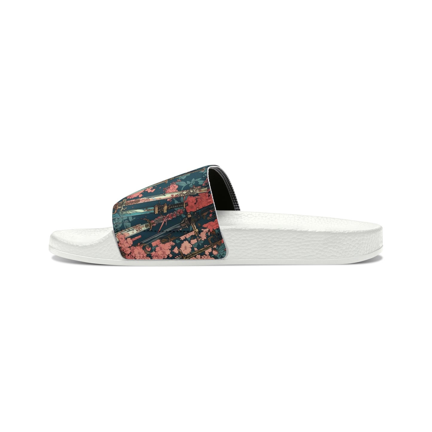 Katanas & Cherry Blossoms - Women's Removable-Strap Sandals