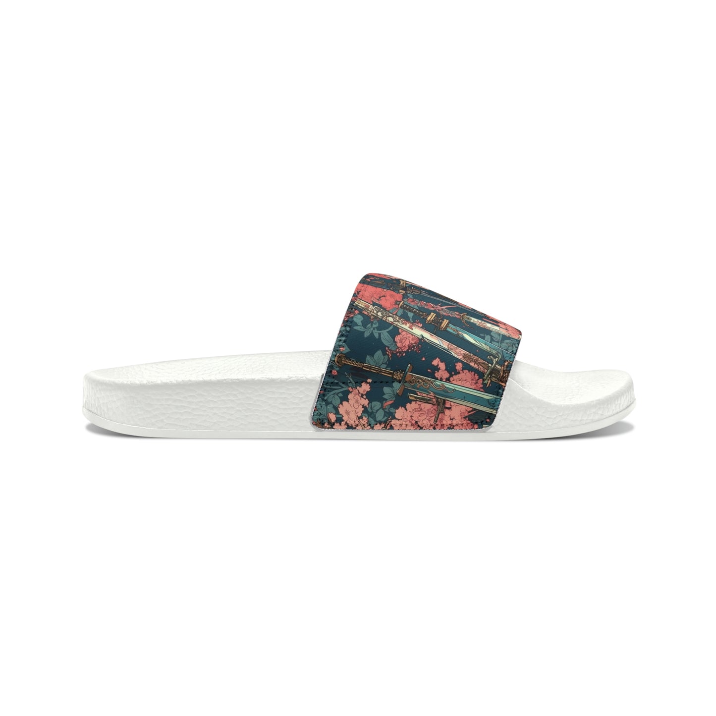 Katanas & Cherry Blossoms - Women's Removable-Strap Sandals